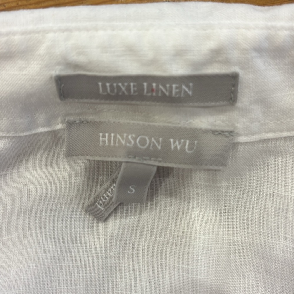 Hinson Wu Layla Collar Short‎ Sleeve Top - Picture 5 of 6